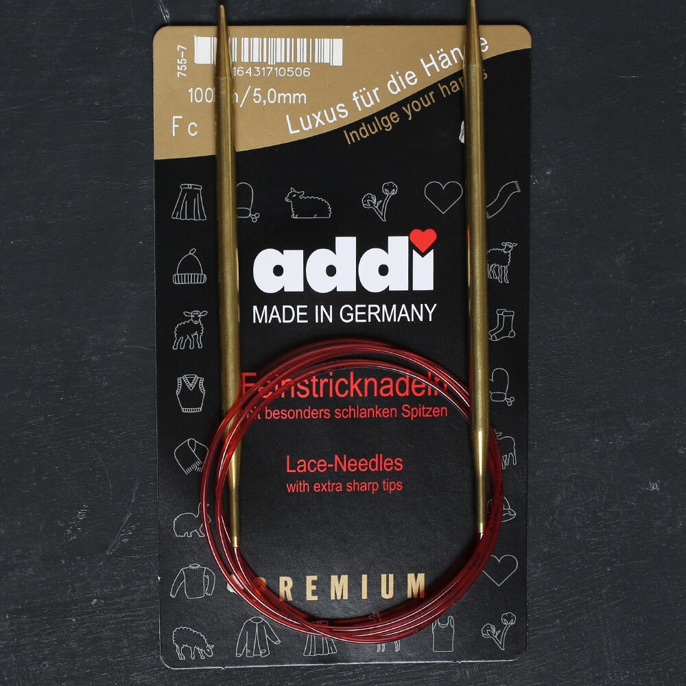 Addi 5mm 100cm Klasik Misinalı Dantel Şişi 755-7 - Hobium